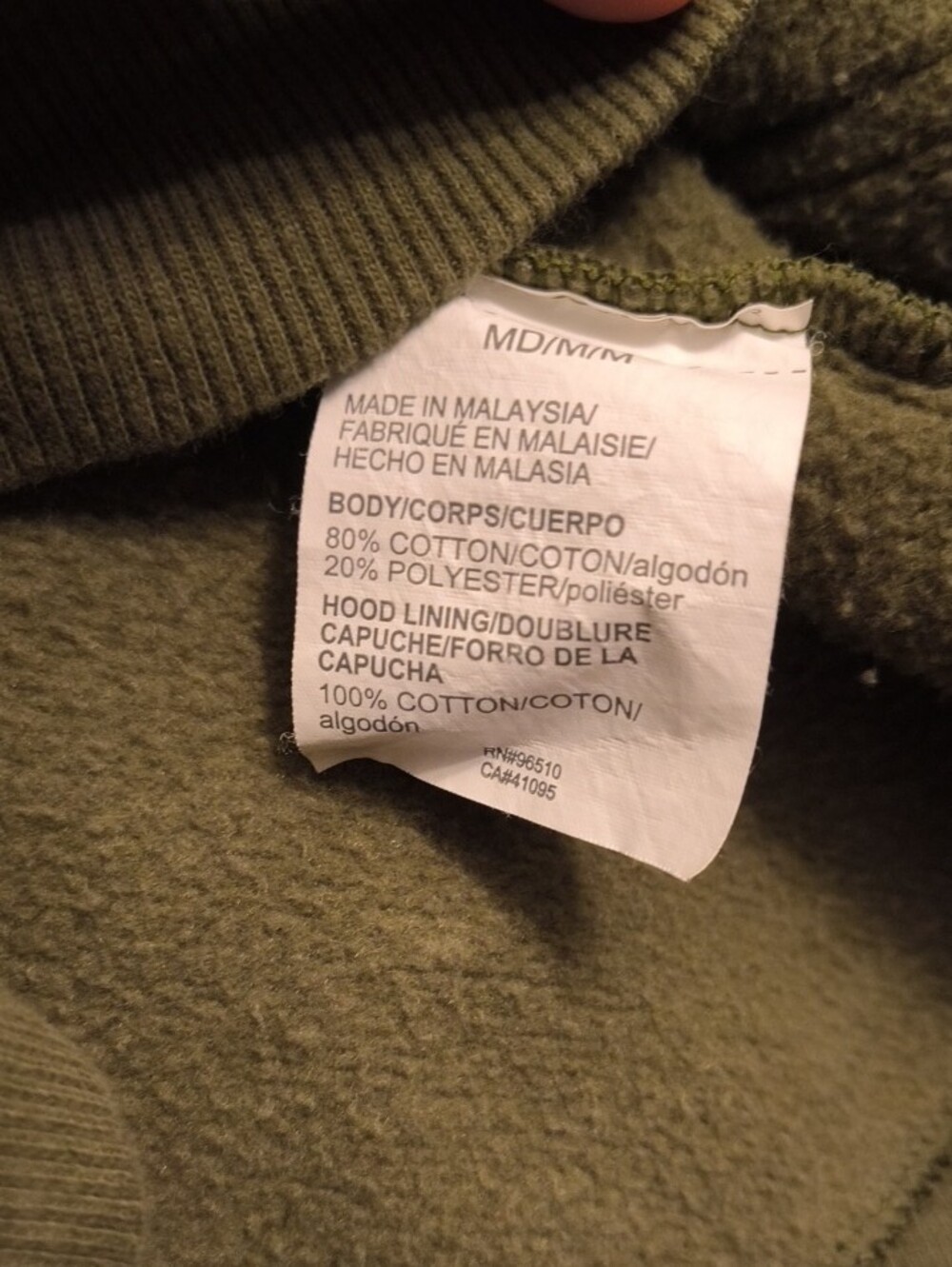 Under Armour Green Men’s M Pullover Hoodie with American Flag USA Freedom - Picture 6 of 6